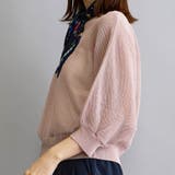 ラメ混メッシュ編みプルオーバー | NICOLE | 詳細画像5