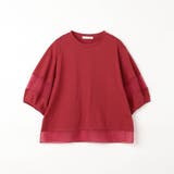 シアー切り替えTシャツ | NICOLE | 詳細画像17