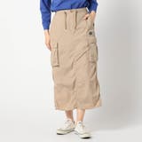 18ベージュ | 【BROOKLYN OVERALL】ナイロンギャザー カーゴスカート | NICOLE