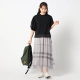 チュールチェックスカート | NICOLE | 詳細画像4 