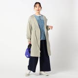 ウエスト絞り ノーカラーコート | NICOLE | 詳細画像2 