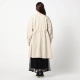 ウエスト絞り ノーカラーコート | NICOLE | 詳細画像4 
