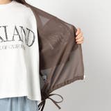 メッシュ ノーカラーブルゾン | NICOLE | 詳細画像10