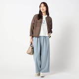 メッシュ ノーカラーブルゾン | NICOLE | 詳細画像2