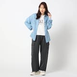 袖リブ 刺繍デニムシャツ | NICOLE | 詳細画像2 