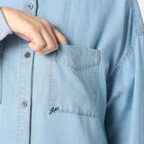 袖リブ 刺繍デニムシャツ | NICOLE | 詳細画像8 