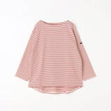 01レッド | 日本製 デラヴェ 天竺ボーダーカットソー | NICOLE