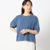 インディゴ天竺 タックスリーブカットソー | NICOLE | 詳細画像1 