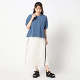 インディゴ天竺 タックスリーブカットソー | NICOLE | 詳細画像2 