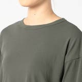 【日本製】長袖 裾ラウンドカットソー | NICOLE | 詳細画像6 