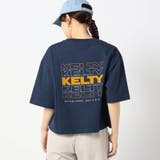 67ネイビー | 【KELTY別注】バックタイポロゴ クロップドT | NICOLE