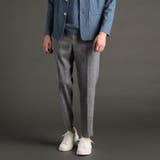 64サックス | ストレッチスラブシャンブレー トラックパンツ | NICOLE