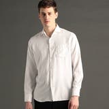 09ホワイト | テクニカルストレッチツイル カッタウェイカラーシャツ | NICOLE