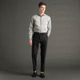 ヘリンボンストレッチ カッタウェイカラーシャツ | NICOLE | 詳細画像3 