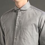 ヘリンボンストレッチ カッタウェイカラーシャツ | NICOLE | 詳細画像8 