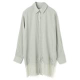 【ZELDA】裾レースシャツワンピース | NICOLE | 詳細画像15