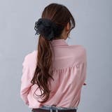 49ブラック | フリルレースシュシュ | NICOLE