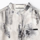 【ZELDA】ヴィンテージライク柄ブラウス | NICOLE | 詳細画像16 