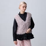 49ブラック | 【ZELDA】裾フリルブラウス | NICOLE