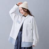 28オフホワイト | レイヤードオーバーシャツ | NICOLE