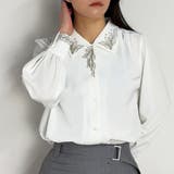 刺繍デザインブラウス | NICOLE | 詳細画像2 