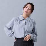 64サックス | 刺繍デザインブラウス | NICOLE