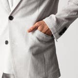 ワッフルサッカープリント2Bジャケット | NICOLE | 詳細画像11 