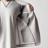 ワッフルサッカープリント2Bジャケット | NICOLE | 詳細画像14 