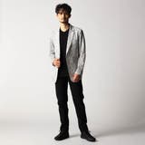 ワッフルサッカープリント2Bジャケット | NICOLE | 詳細画像3 