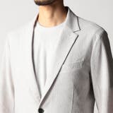 ワッフルサッカープリント2Bジャケット | NICOLE | 詳細画像7 