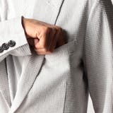 ワッフルサッカープリント2Bジャケット | NICOLE | 詳細画像8 