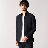 エステルクレープ スタンドカラーカヴァーオールジャケット | NICOLE | 詳細画像1 