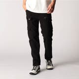 49ブラック | ガムストレッチ デザインカーゴパンツ | NICOLE