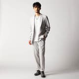 ワッフルサッカープリント イージースラックス | NICOLE | 詳細画像4 