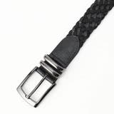 49ブラック | 【RIELABO】エンボスイタリアンレザー メッシュベルト | NICOLE