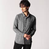 49ブラック | メランジショートレギュラーカラーシャツ | NICOLE