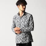 91その他2 | アラカルトプリント スタンドカラーシャツ | NICOLE