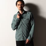 40グリーン | 【RIELABO】カラフルプリーツジャカードシャツ | NICOLE