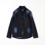 【RIELABO】ハイストレッチデニムスタンドシャツブルゾン | NICOLE | 詳細画像8 