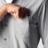 リバーシブルドビー ７分袖スタンドカラーシャツ | NICOLE | 詳細画像10 