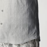 リバーシブルドビー ７分袖スタンドカラーシャツ | NICOLE | 詳細画像12 