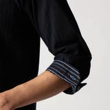 リバーシブルドビー ７分袖スタンドカラーシャツ | NICOLE | 詳細画像19 