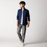 リバーシブルドビー ７分袖スタンドカラーシャツ | NICOLE | 詳細画像4 