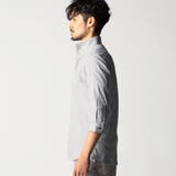 リバーシブルドビー ７分袖スタンドカラーシャツ | NICOLE | 詳細画像7 