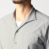 リバーシブルドビー ７分袖スタンドカラーシャツ | NICOLE | 詳細画像9 