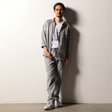 【RIELABO】ブライトジャカード 7分袖レギュラーカラーシャツ | NICOLE | 詳細画像2 