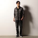 【RIELABO】ブライトジャカード 7分袖レギュラーカラーシャツ | NICOLE | 詳細画像3 