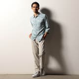 【RIELABO】ブライトジャカード 7分袖レギュラーカラーシャツ | NICOLE | 詳細画像4 