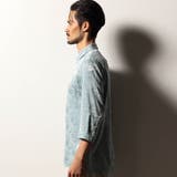 【RIELABO】ブライトジャカード 7分袖レギュラーカラーシャツ | NICOLE | 詳細画像6 