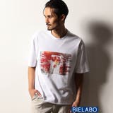 【RIELABO】グラフィックプリント クルーネックTシャツ | NICOLE | 詳細画像1
